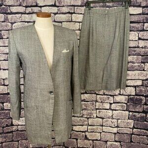 Sherbet Vintage Tweed Skirt Suit Size 10